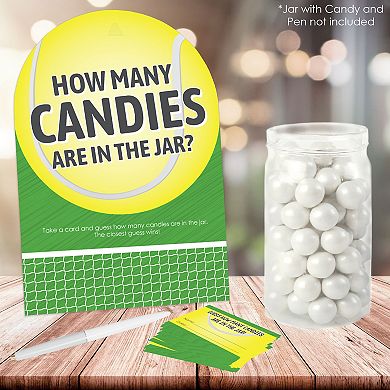 Big Dot Of Happiness You Got Served Tennis Baby Shower Or Birthday Party Candy Guessing Game