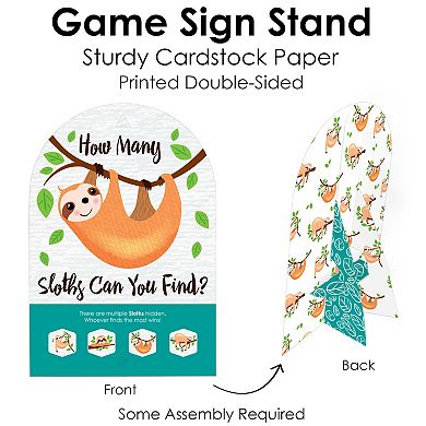 Big Dot Of Happiness Let’s Hang Sloth Baby Shower Or Birthday Party Hide And Find Game