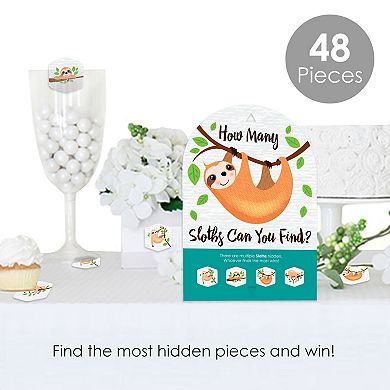 Big Dot Of Happiness Let’s Hang Sloth Baby Shower Or Birthday Party Hide And Find Game
