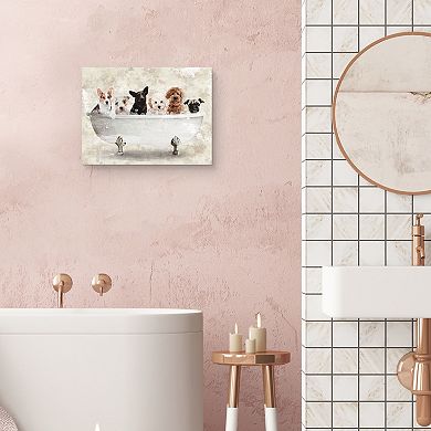 Masterpiece Bath Buddies by Studio Arts Canvas Wall Art