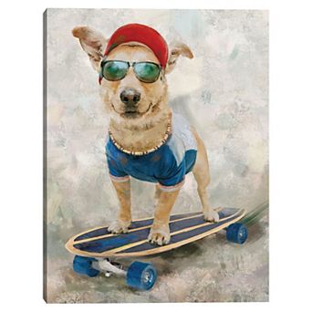 Masterpiece Doggie Dude by Studio Arts Canvas Wall Art