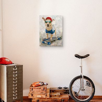 Masterpiece Doggie Dude by Studio Arts Canvas Wall Art