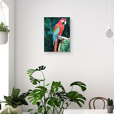 Masterpiece Allow Tropical Wings I by Studio Arts Canvas Wall Art