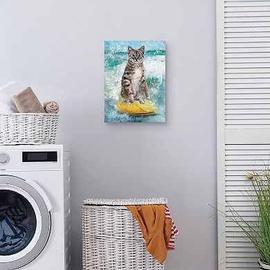 Masterpiece Catch the wave of excitement with Wave Riders I by Studio Arts Canvas Wall Art
