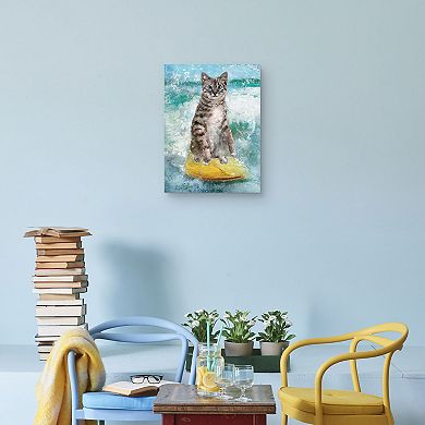 Masterpiece Catch the wave of excitement with Wave Riders I by Studio Arts Canvas Wall Art