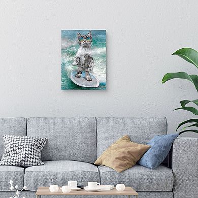 Masterpiece Catch the wave of excitement with Wave Riders II by Studio Arts Canvas Wall Art