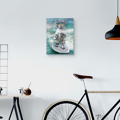 Masterpiece Catch the wave of excitement with Wave Riders II by Studio Arts Canvas Wall Art