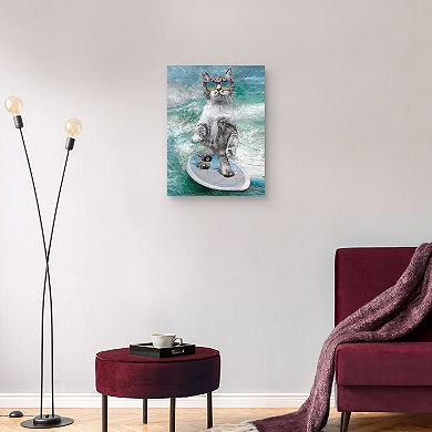 Masterpiece Catch the wave of excitement with Wave Riders II by Studio Arts Canvas Wall Art