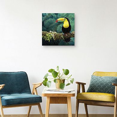 Masterpiece Tropical Wings II by Studio Arts Canvas Wall Art