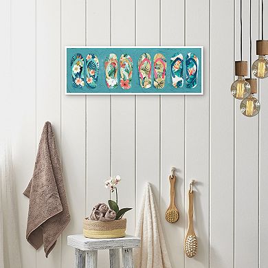 Masterpiece Flip Flops by Studio Arts Framed Wall Art