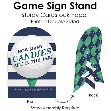 Big Dot Of Happiness Par-tee Time Golf Birthday Or Retirement Party Game Candy Guessing Game