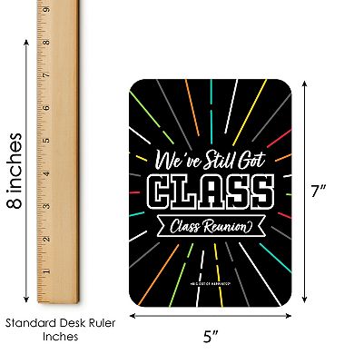 Big Dot Of Happiness Still Got Class - Find The Guest - Reunion Party Shaped Bingo Game 18 Ct
