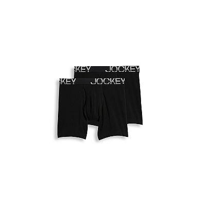 Big & Tall Jockey® 2-Pack ActiveStretch™ Midway® 7" Long-Leg Boxer Briefs