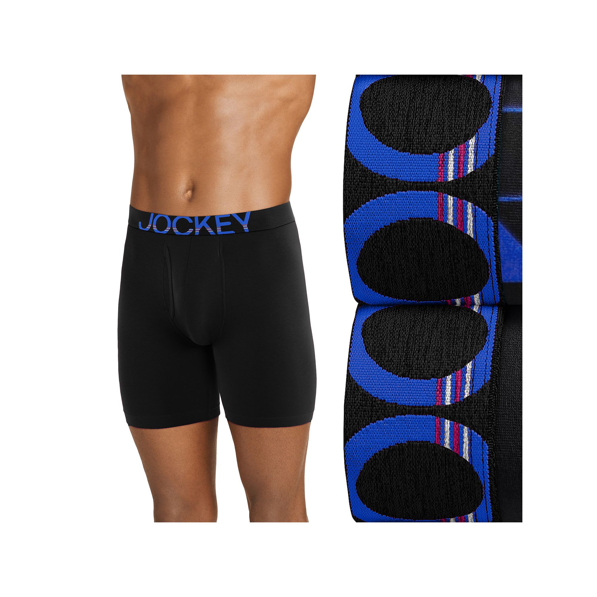 Big & Tall Jockey® ActiveStretch™ Midway® 2-pk. Long Leg 7 Boxer Bri