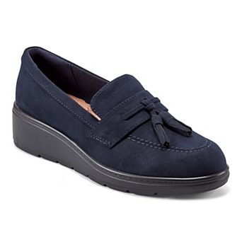 Easy Spirit Tracen Kiltie Women's Wedge Slip-On Loafers