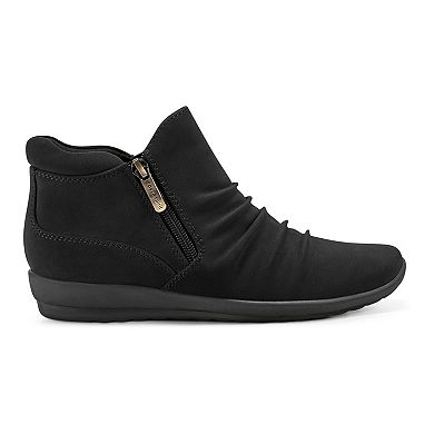 Easy Spirit Aleta Women's Ruched Wedge Booties