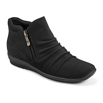 Easy Spirit Aleta Women's Ruched Wedge Booties