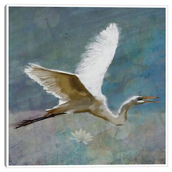Masterpiece Egret Flight by Studio Arts Framed Wall Art