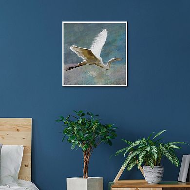 Masterpiece Egret Flight by Studio Arts Framed Wall Art