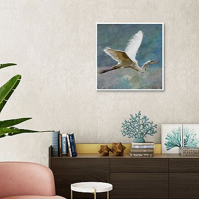 Masterpiece Egret Flight by Studio Arts Framed Wall Art