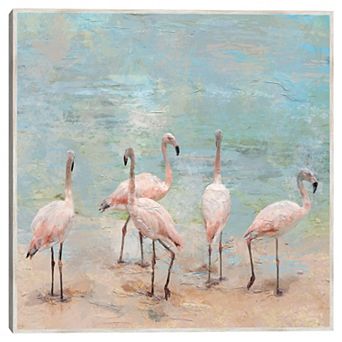 Masterpiece Flamingo Dance By Studio Arts Framed Wall Art
