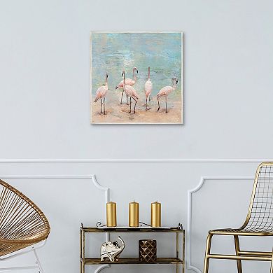 Masterpiece Flamingo Dance By Studio Arts Framed Wall Art