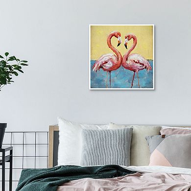Masterpiece Flamingo Love By Studio Arts Framed Wall Art