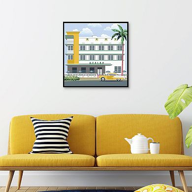 Masterpiece Miami Retro I by Studio Arts Framed Wall Art