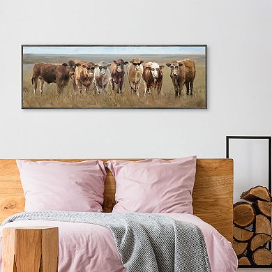 Masterpiece Seven Cool Cows by Studio Arts Framed Wall Art