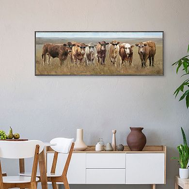 Masterpiece Seven Cool Cows by Studio Arts Framed Wall Art