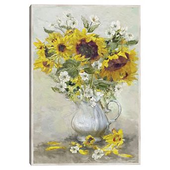 Masterpiece Country Sunflowers II by Studio Arts Framed Wall Art