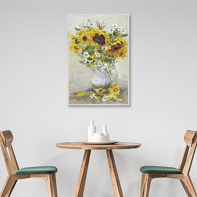 Masterpiece Country Sunflowers II by Studio Arts Framed Wall Art