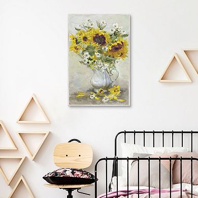 Masterpiece Country Sunflowers II by Studio Arts Framed Wall Art