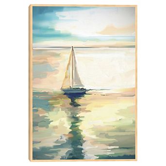 Masterpiece Private Sail by Studio Arts Framed Wall Art