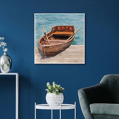 Masterpiece Dinghy Square By Studio Arts Framed Wall Art