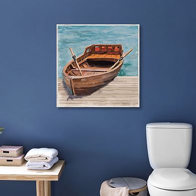 Masterpiece Dinghy Square By Studio Arts Framed Wall Art
