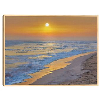 Masterpiece Coastal Glow By Studio Arts Framed Wall Art