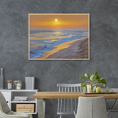 Masterpiece Coastal Glow By Studio Arts Framed Wall Art