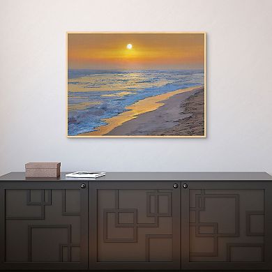 Masterpiece Coastal Glow By Studio Arts Framed Wall Art
