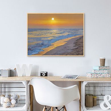 Masterpiece Coastal Glow By Studio Arts Framed Wall Art