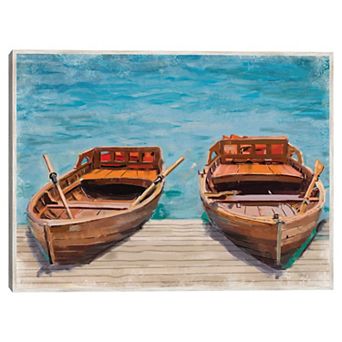 Masterpiece Dinghy Duet By Studio Arts Framed Wall Art