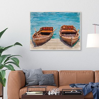 Masterpiece Dinghy Duet By Studio Arts Framed Wall Art