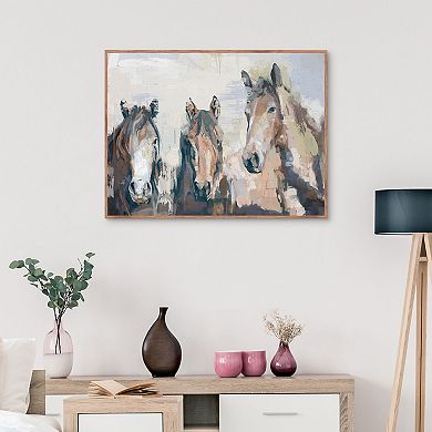 Masterpiece Equine Trio By Studio Arts Framed Wall Art