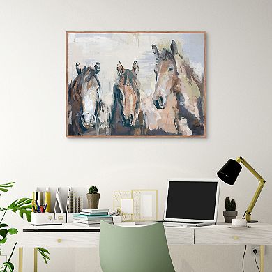 Masterpiece Equine Trio By Studio Arts Framed Wall Art
