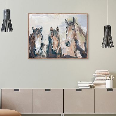 Masterpiece Equine Trio By Studio Arts Framed Wall Art
