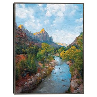 Masterpiece Mountain Stream By Studio Arts Framed Wall Art