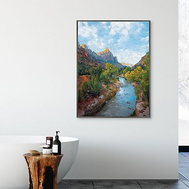 Masterpiece Mountain Stream By Studio Arts Framed Wall Art