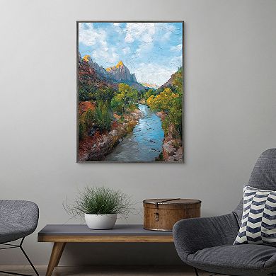 Masterpiece Mountain Stream By Studio Arts Framed Wall Art