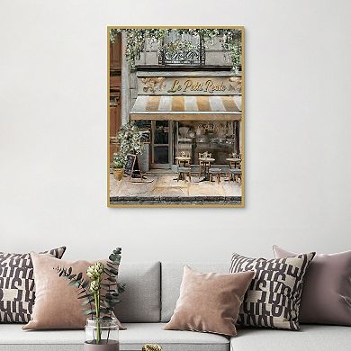 Masterpiece Parisian Bistro I By Studio Arts Framed Wall Art