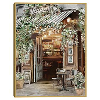 Masterpiece Parisian Bistro III By Studio Arts Framed Wall Art